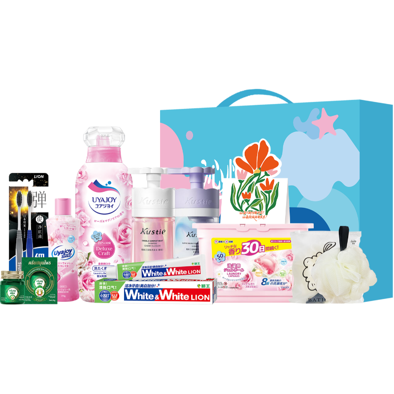 狮王  蔻斯汀春日恋曲洗护9件套HNXY-260119