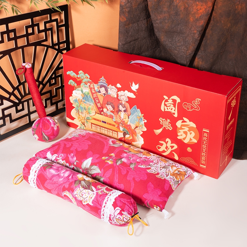 承夏文化  全家福阖家欢繁花系列套枕CX2025-Q37