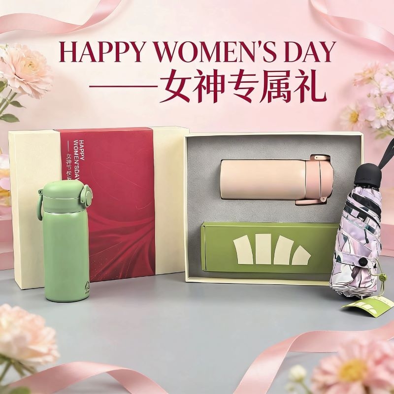 福礼掌柜  蕉下遮阳伞保温杯套装FLZG-3805