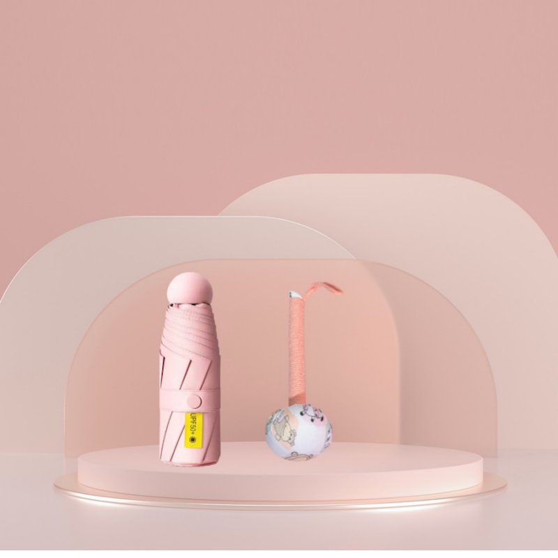 Senmoh  按摩锤雨伞两件套