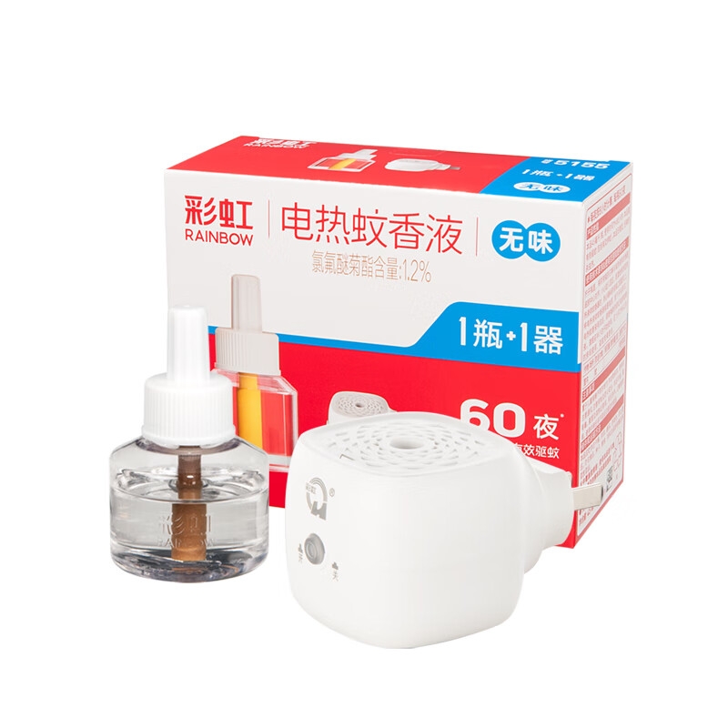彩虹  蚊香液直插器超值装60夜5155