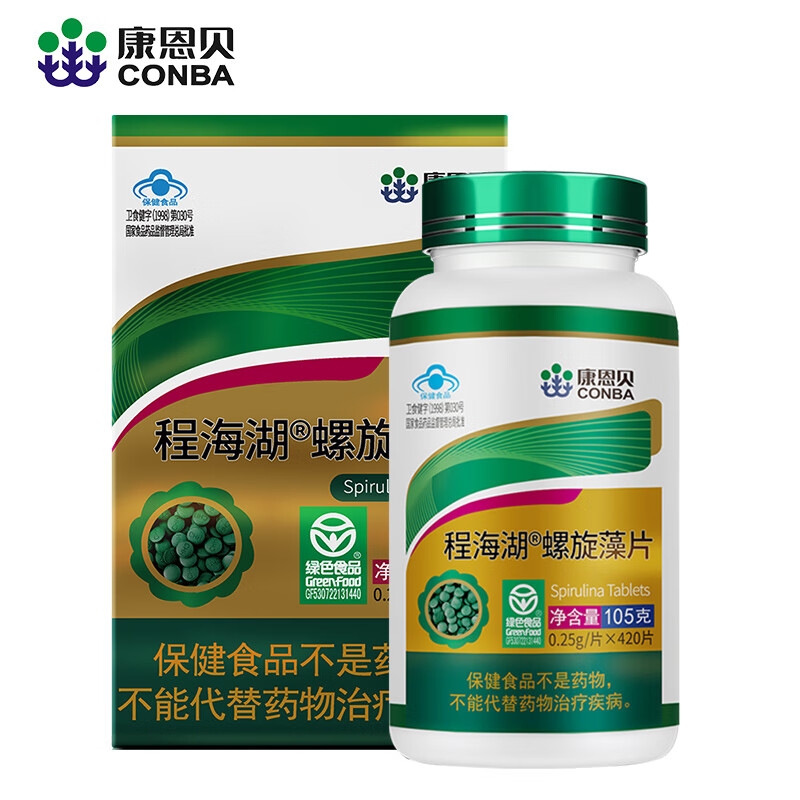 康恩贝  程海湖螺旋藻片105g