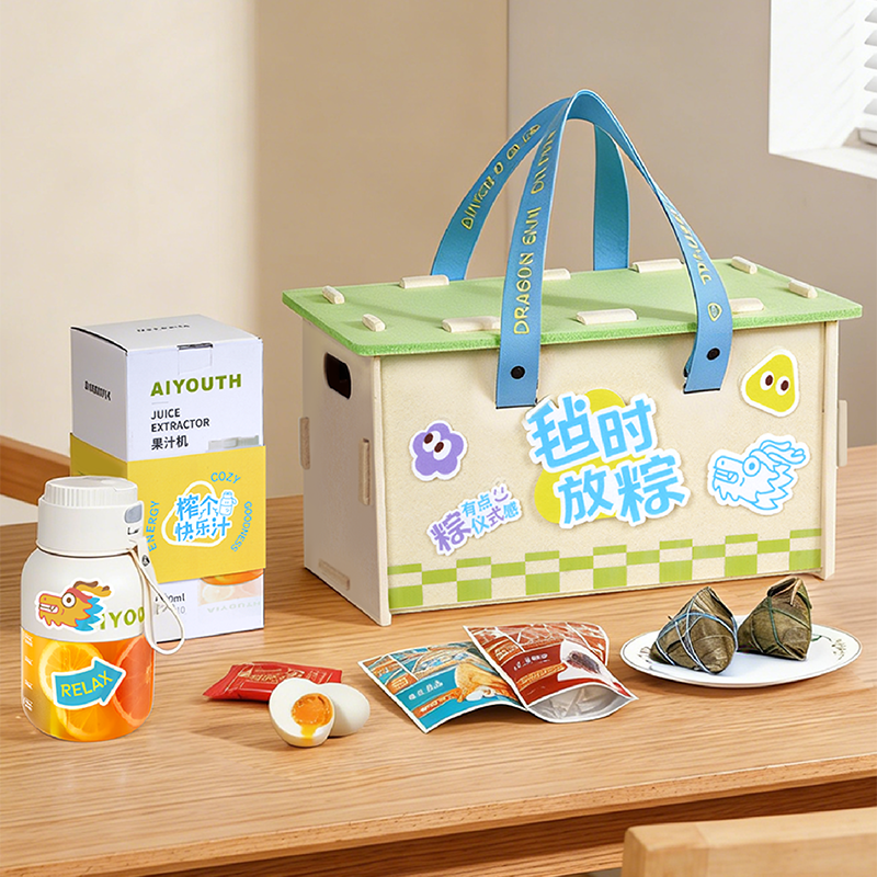 贪吃猫文创  毡时放粽A端午礼盒