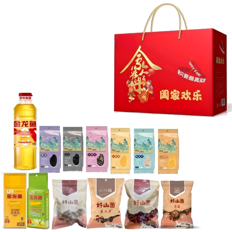 金龙鱼  粮油阖家欢乐礼盒4814g