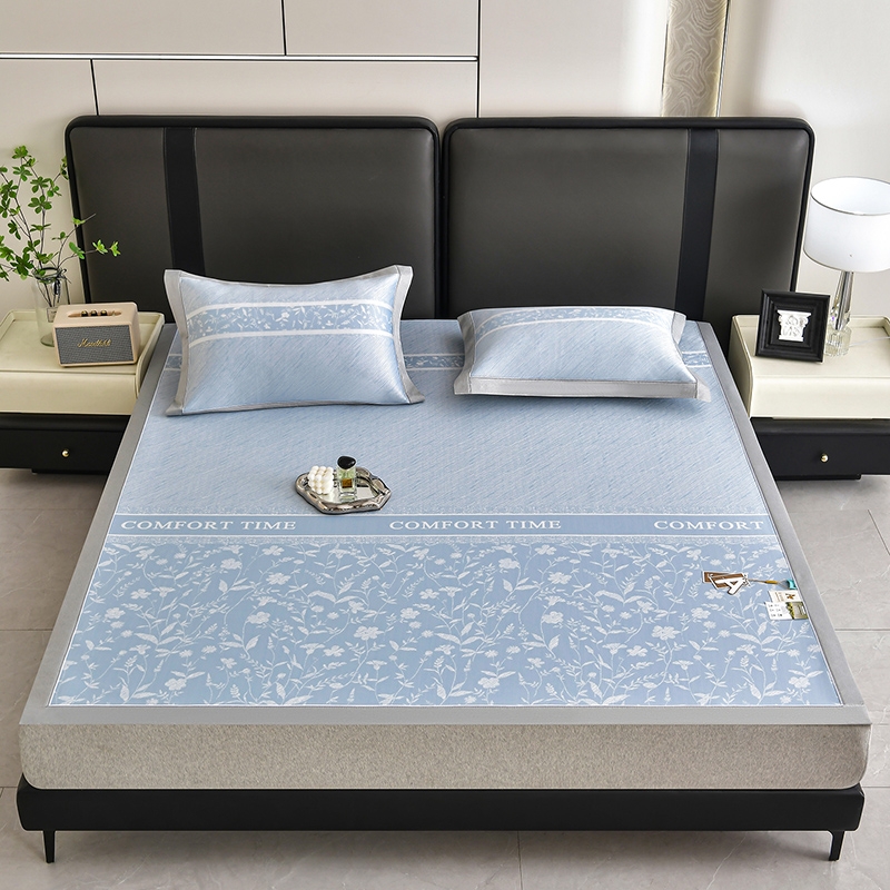 蕊丝坊  PE琉璃叶语凉感冰丝席系列床席