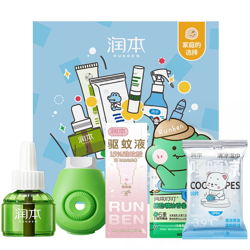 润本  驱蚊液花露水夏日清凉礼盒RB2526