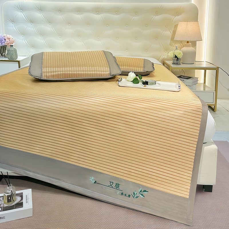 圣夫妮  凉感亲肤艾草冰丝席三件套SFN-203