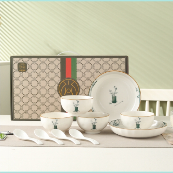 尚陵  竹麓青10件套