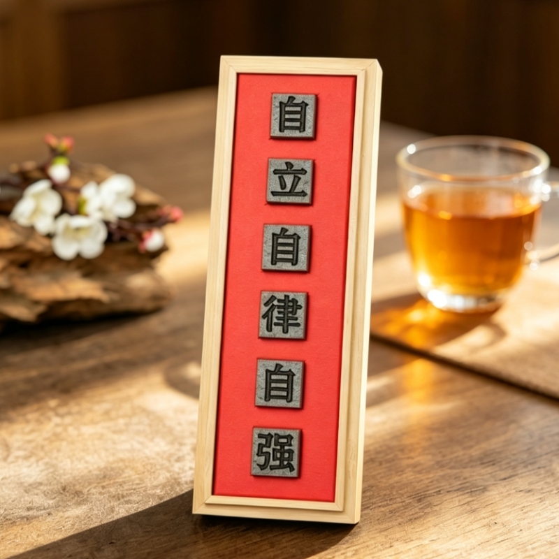 山生悦  高校文创伴手礼定制活字茶送嘉宾