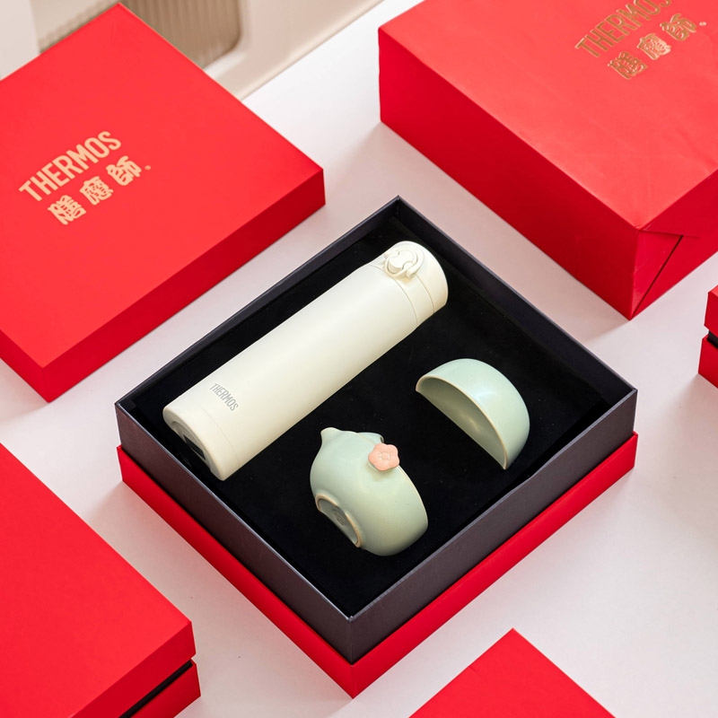 膳魔师  保温杯万仟堂梅花客礼盒JNFMHK46