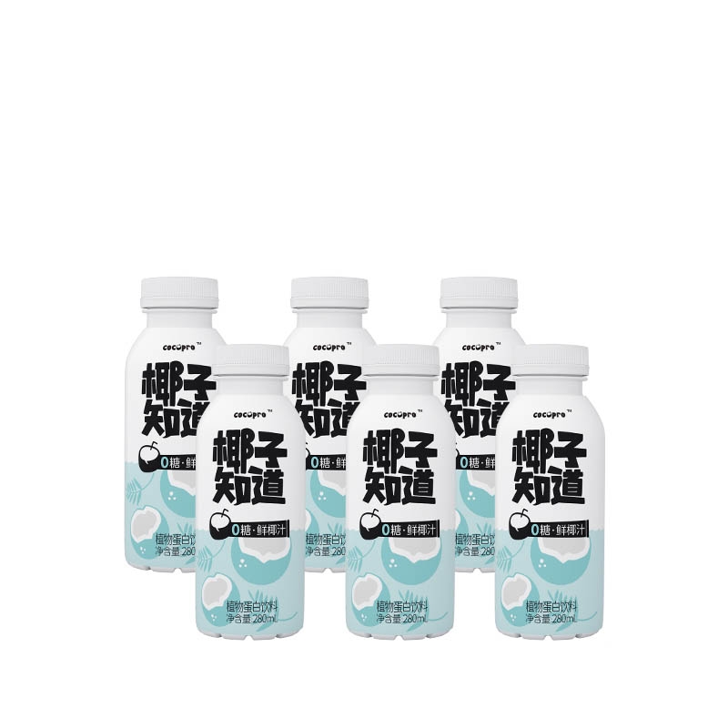 椰子知道  0糖鲜椰汁280ml*6