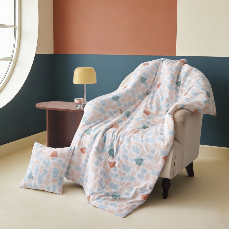 洁丽雅  泡芙棉抱枕被JLY-C083