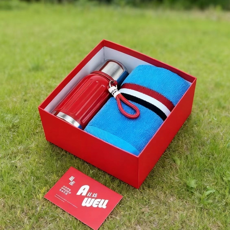 优品尚竹  轻奢保温杯运动巾套装A25B14X