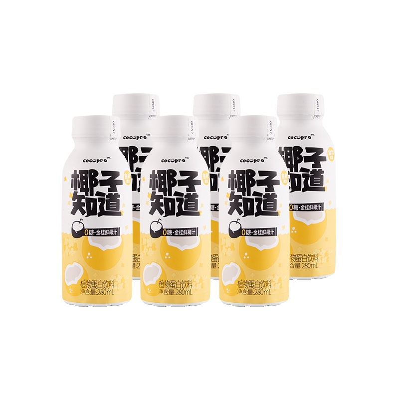 椰子知道  0糖金桂鲜椰汁280ml*6
