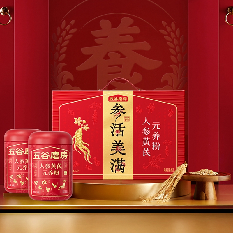 五谷磨房  人参黄芪元养粉856g