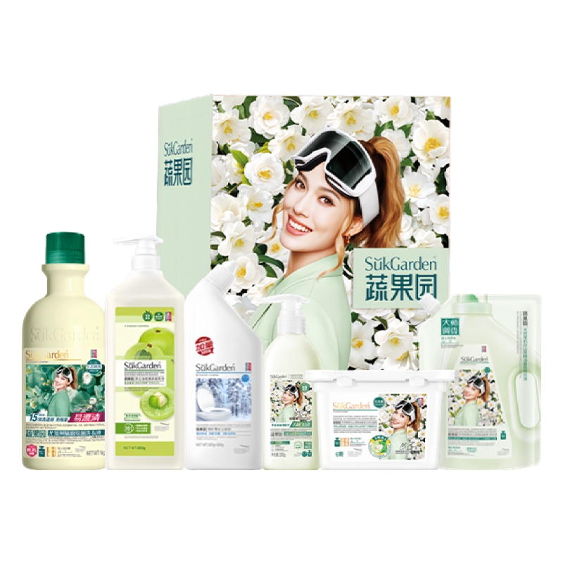 蔬果园  2026山茶花清洁礼盒SGYS0008