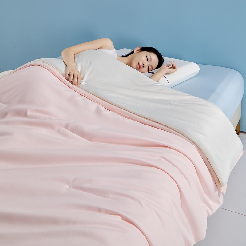 皇寝世家  超柔针织子母被粉HQ-BZ2504