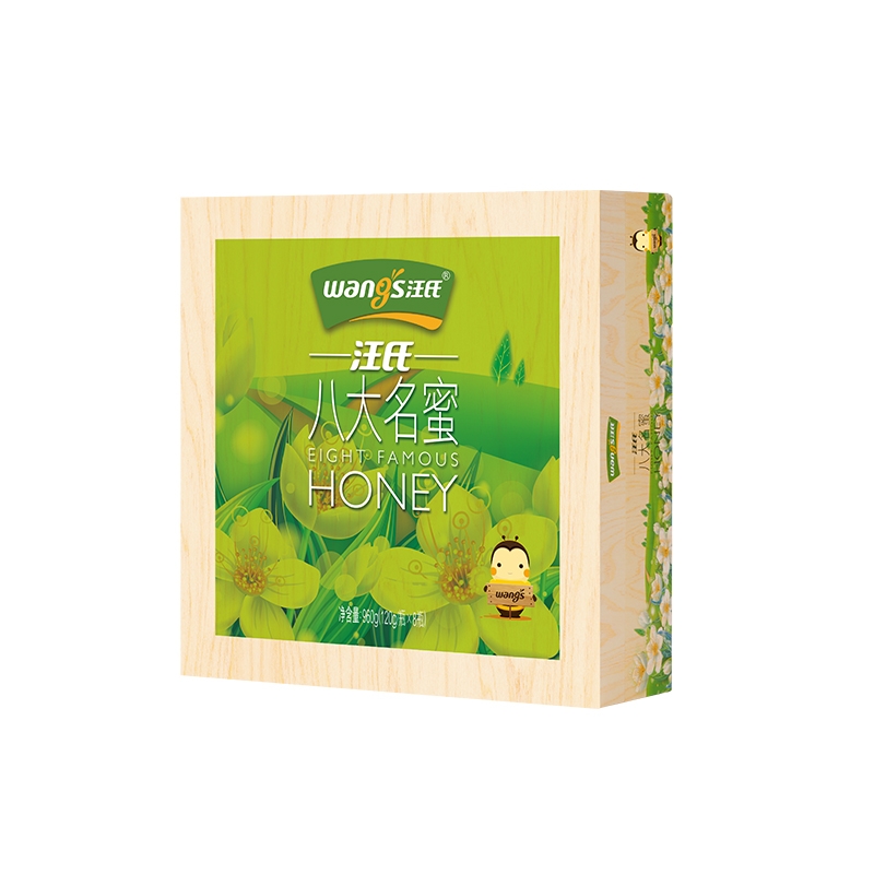 汪氏  八大名蜜礼盒960g