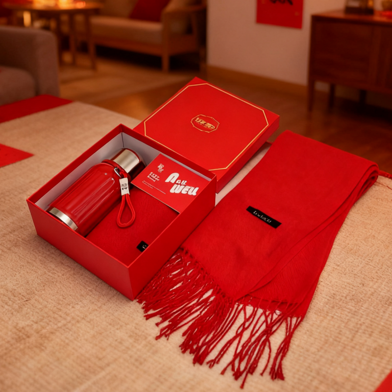 优品尚竹  围巾保温壶套装B14W1