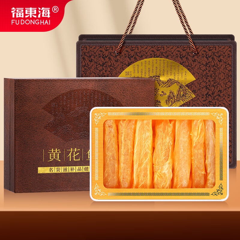福东海 精选黄花鱼胶100g礼盒装