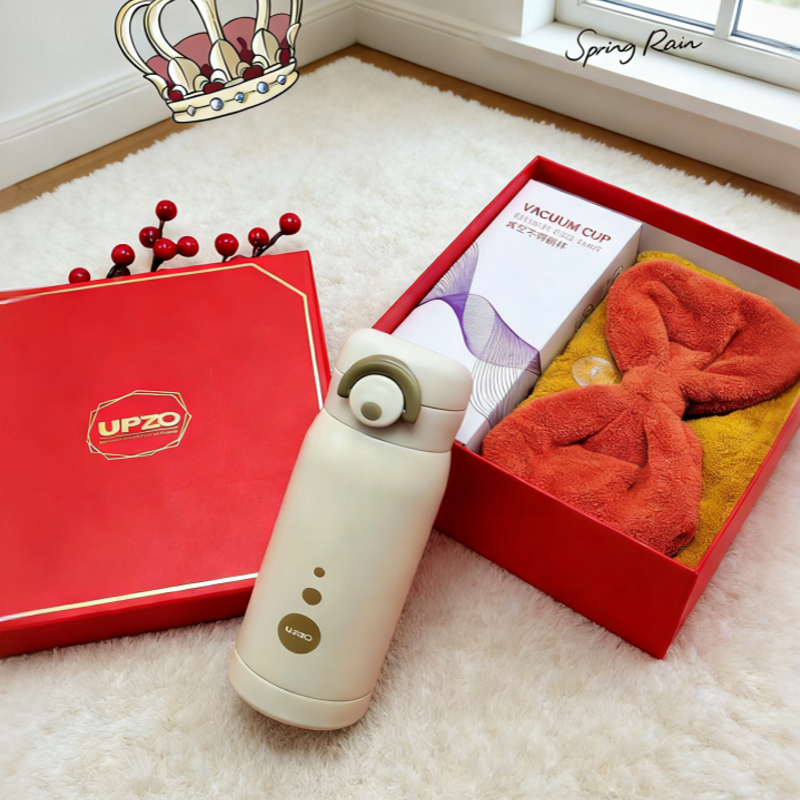 优品尚竹  严选口袋保温杯干发帽套装YXTZ-25211