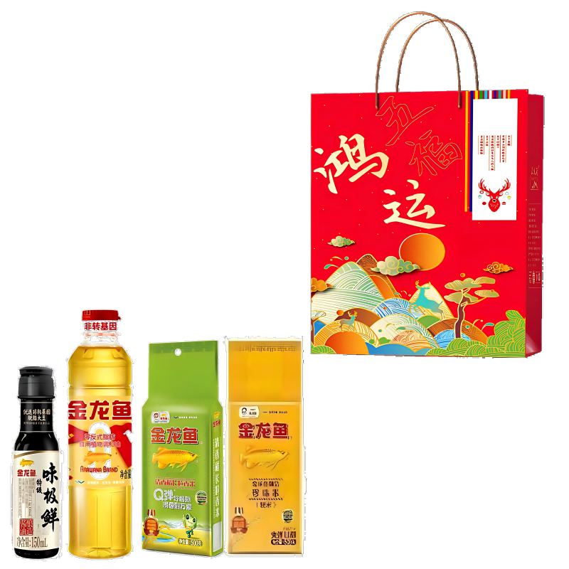 金龙鱼  米油调味品礼盒B1550g