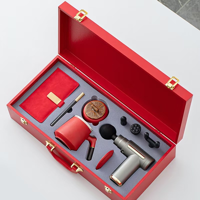 开门红筋膜枪笔记本商务5件套