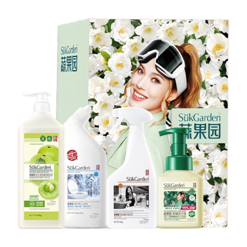 蔬果园  2026山茶花清洁礼盒SGYS0004