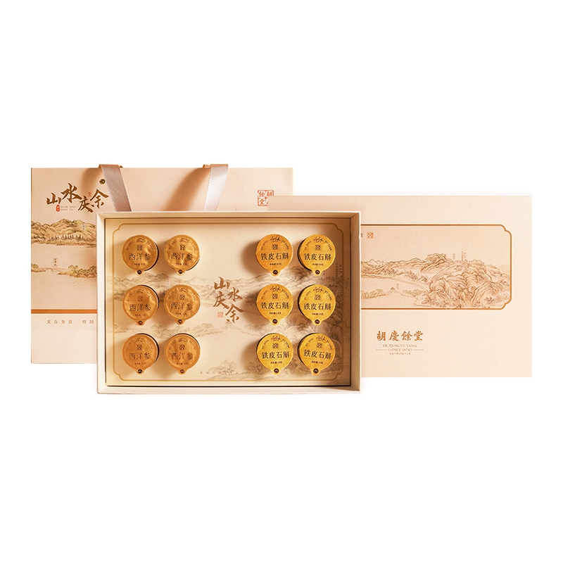 胡庆余堂  西洋参铁皮石斛礼盒装120g