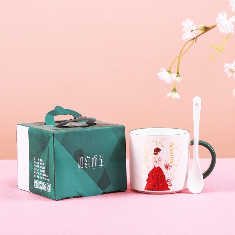 组圭方絮  女神节伴手礼陶瓷马克杯