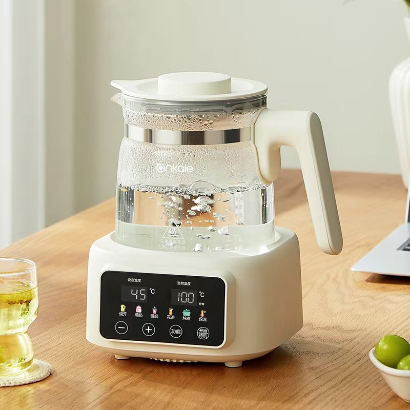 ankale  全玻璃0胶水恒温多功能养生壶AJL-DT02-13