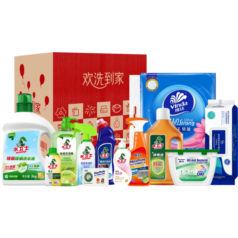 水卫士  维达居家清洁12件套JQZP-260303