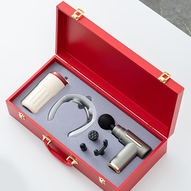 开门红筋膜枪温显杯颈椎仪套装