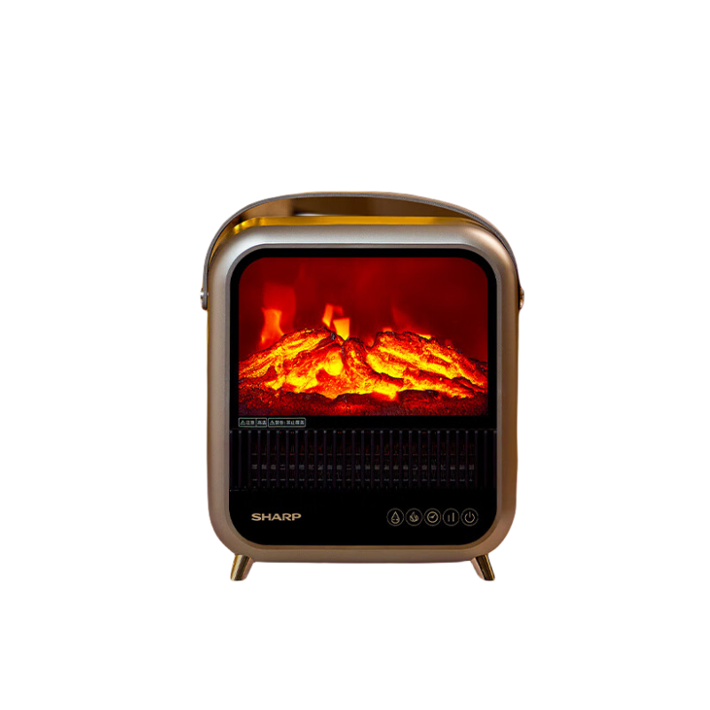 夏普  3D炭火壁炉取暖器遥控款HX-AR123B-M