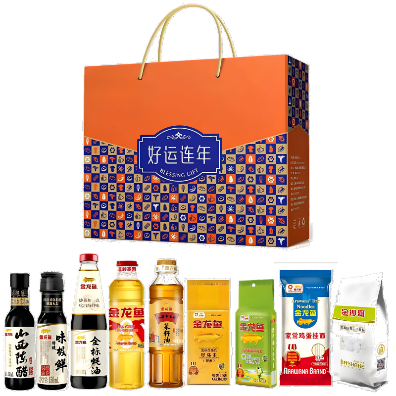 金龙鱼  粮油好运连年礼盒4800g