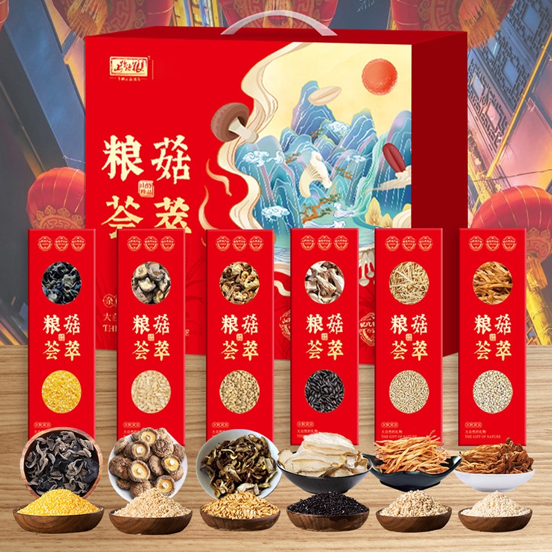 山野源粮  粮菇荟萃1.5kg新春礼盒