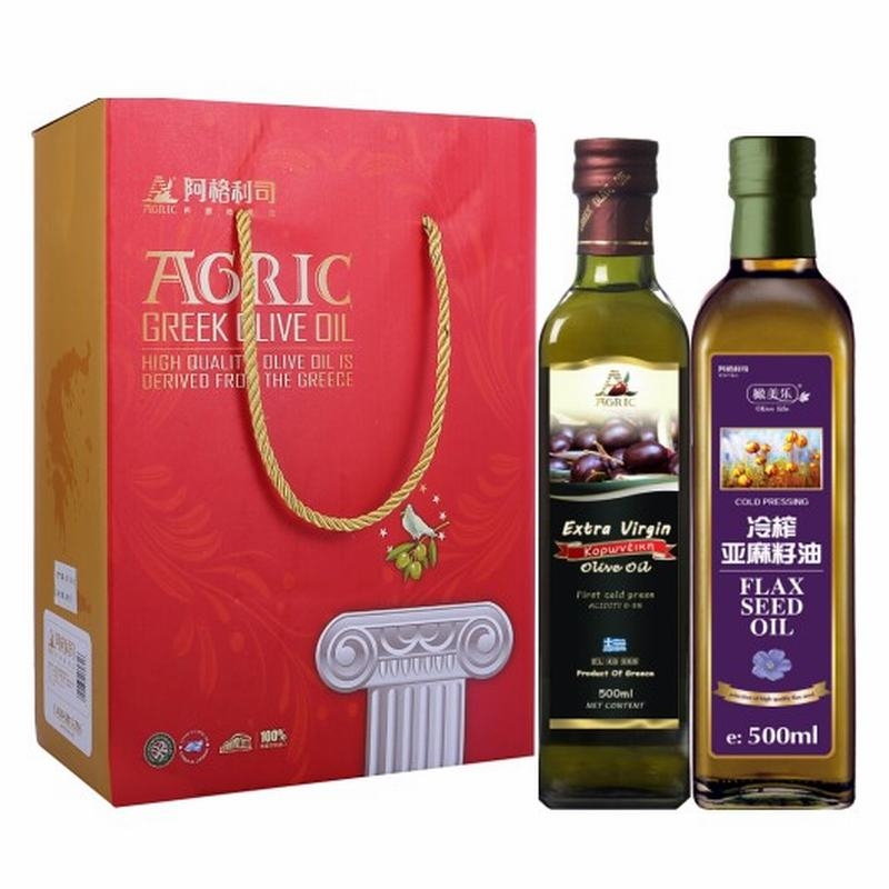 阿格利司  希腊科罗尼克特级橄榄油亚麻籽油