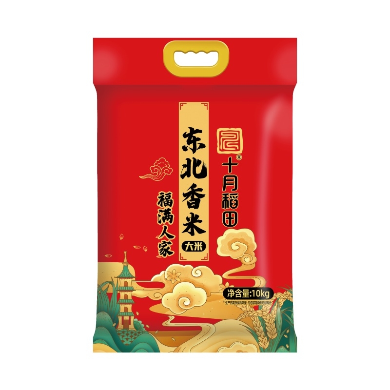 十月稻田  福满人家东北大米10kg