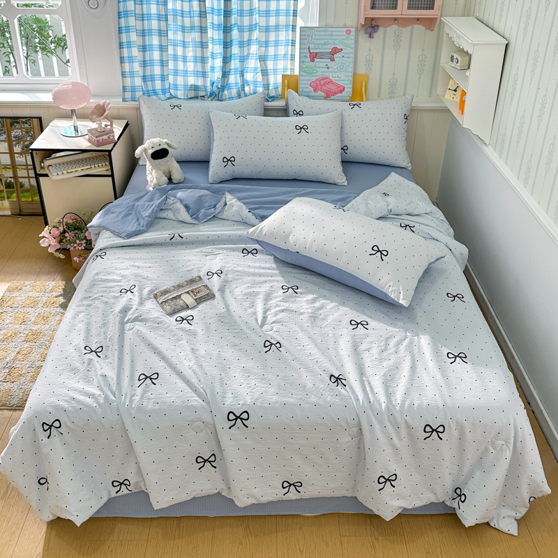 花花公子  泡芙双层纱亲肤夏凉被四件套PLAYBOY-235