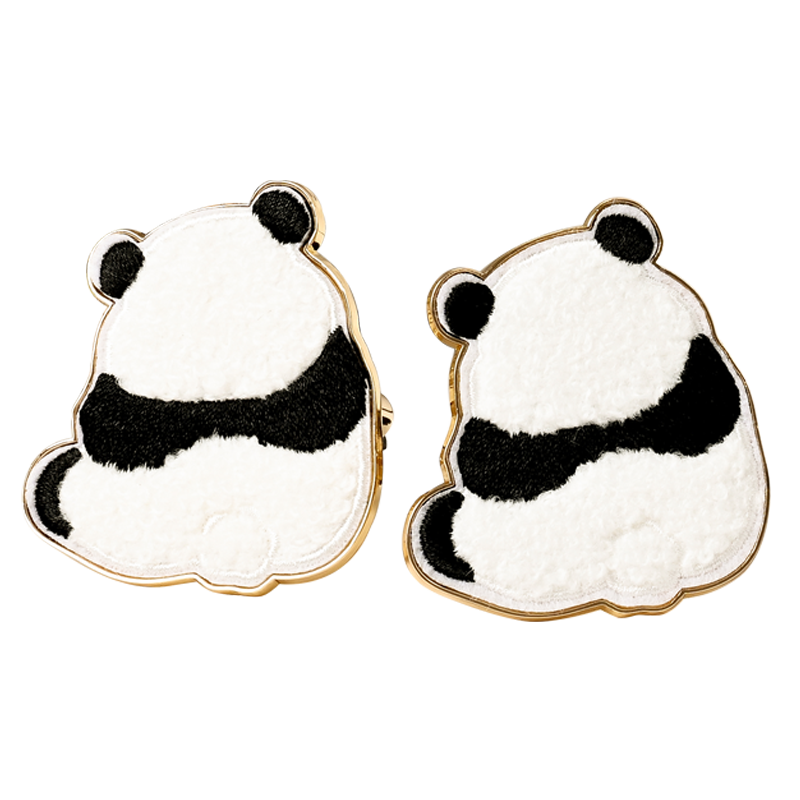 途雅  熊猫花花出风口香薰对装N1838PP