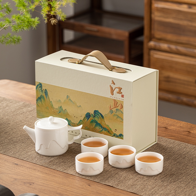 辞蕴  千里江山旅行茶具套装文创礼品