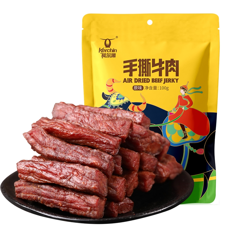科尔沁  手撕牛肉100g*2原味