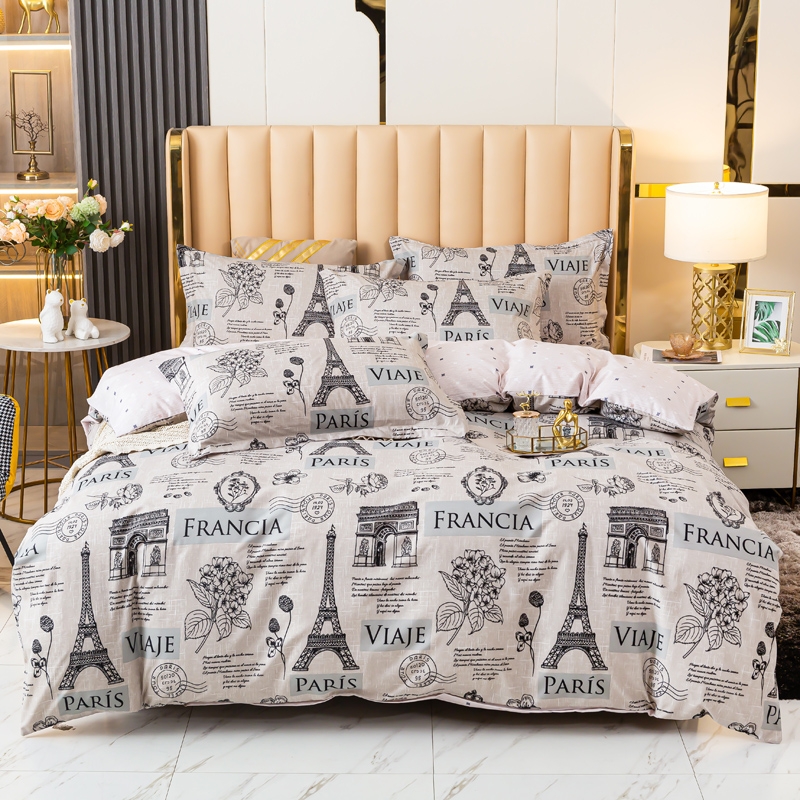 圣夫妮  雅棉四件套梦巴黎SFN-036