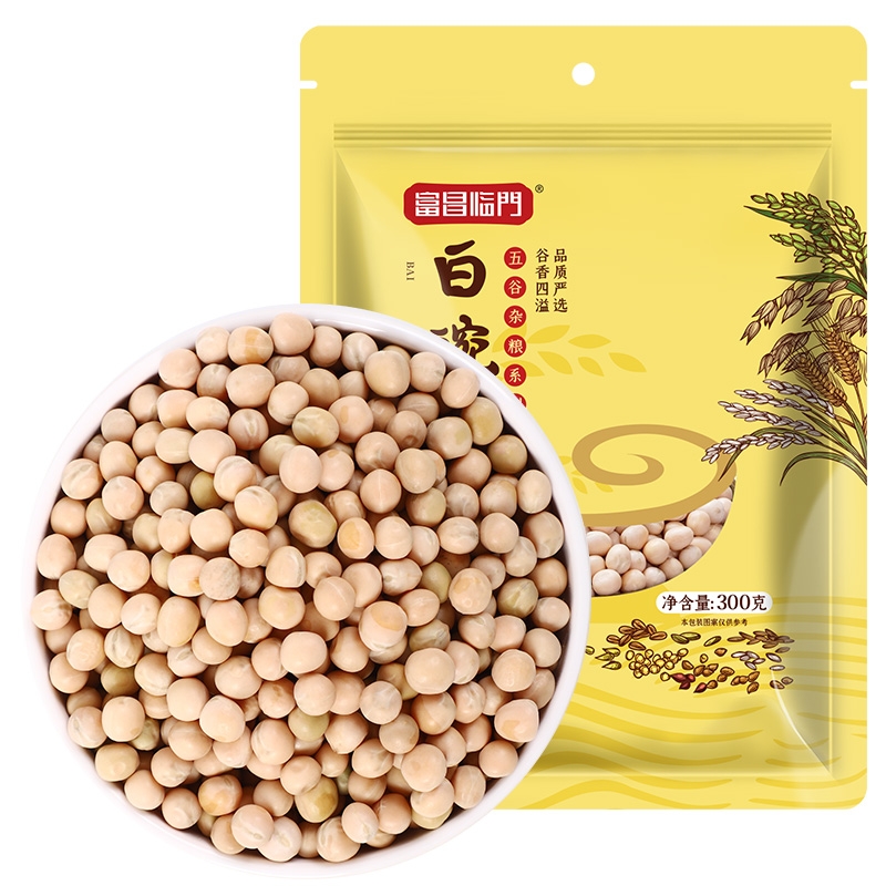 富昌临门  白豌豆300g