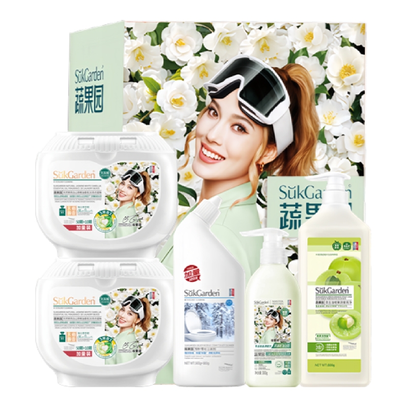 蔬果园  2026山茶花清洁礼盒SGYS0014