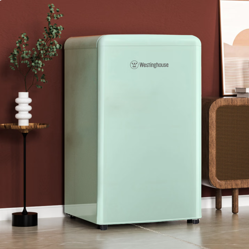 西屋  迷你复古冰箱BC-82M