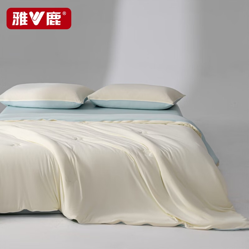 雅鹿  A类凉感冰丝锦氨夏凉被YLJT075-3