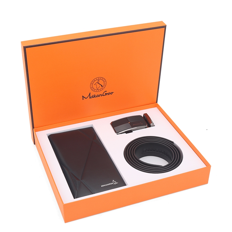 美都袋鼠  皮带钱夹套装礼盒商务两件套MD90002-2A