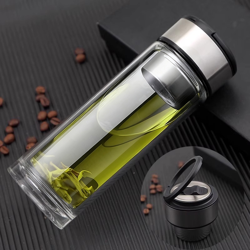 至作  一键速开高硼硅玻璃杯380MLSNK-1669