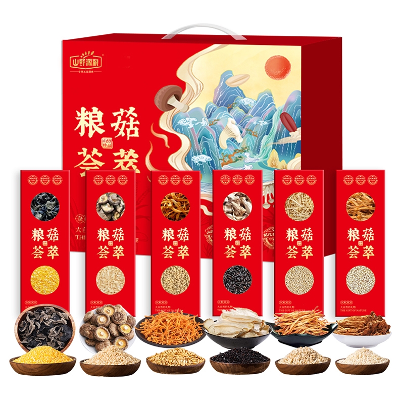 山野源粮  粮菇荟萃1.5kg新春礼盒
